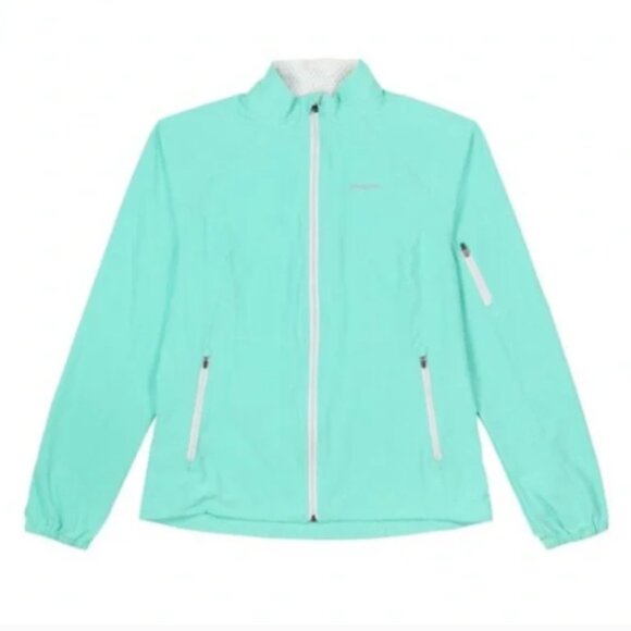 Patagonia Women's Traverse Jacket Turquoise Teal Lightweight Windbreaker - Picture 1 of 4
